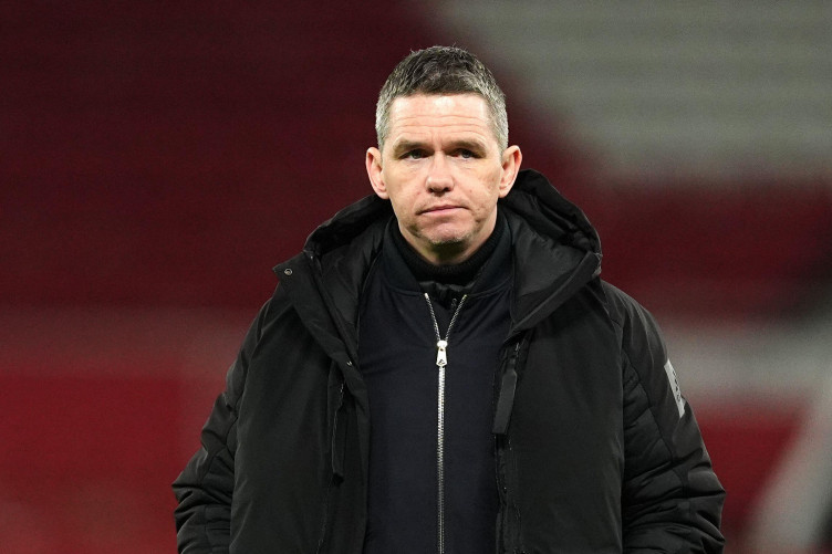 Marc Skinner during his time as Manchester United women's head coach