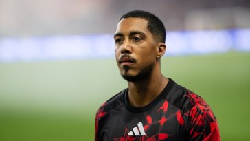 Youri Tielemans in Aston Villa colours during his three seasons at Villa Park