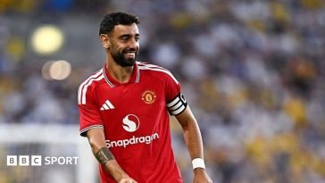 Bruno Fernandes, the Manchester United captain, who recorded a Premier League record 21 assists last season