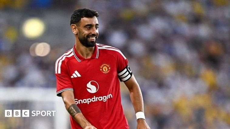 Bruno Fernandes, the Manchester United captain, who recorded a Premier League record 21 assists last season