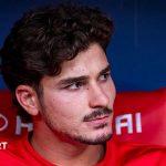 Julian Alvarez in Atletico Madrid colours during the draw with Villarreal