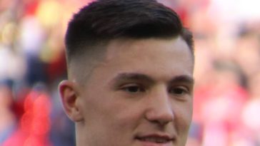 Benjamin Sesko during a Red Bull Salzburg match in 2023