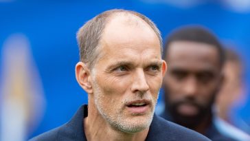 Thomas Tuchel watching England play Ghana at the 2026 World Cup