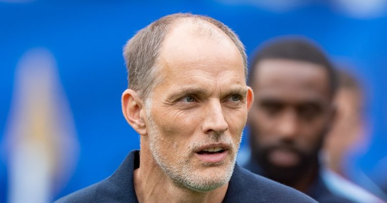 Thomas Tuchel watching England play Ghana at the 2026 World Cup