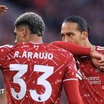 Liverpool players look dejected at Anfield during their 3-0 Premier League home defeat by Manchester City